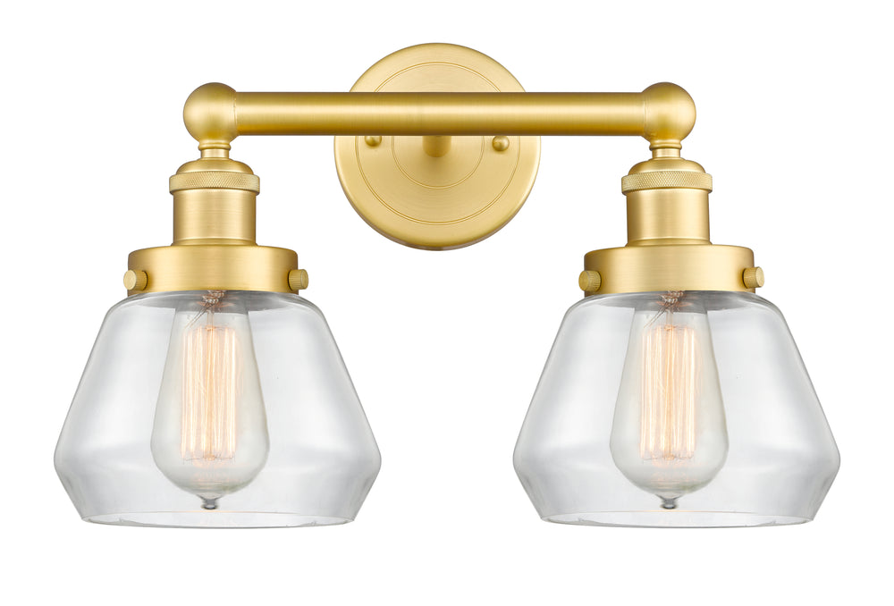 Innovations Lighting Fulton 7" Bath Vanity Light - Satin Gold Vanity Lights Innovations Lighting   