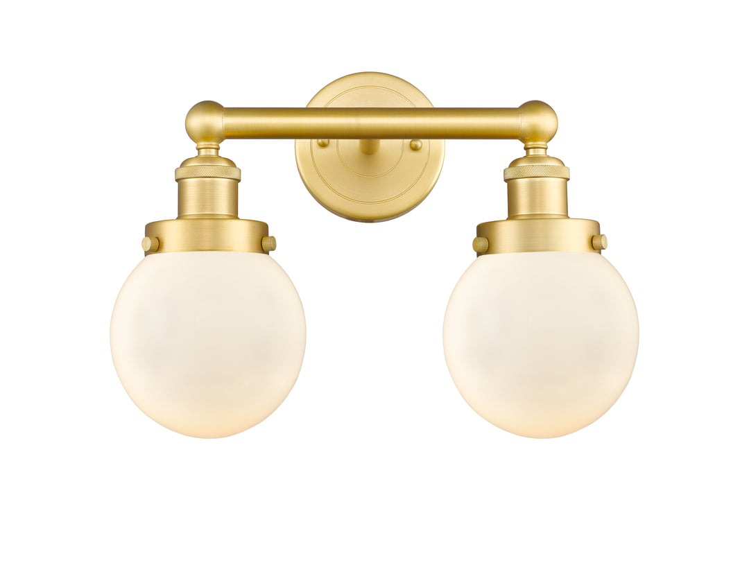 Innovations Lighting Beacon 6" Bath Vanity Light - Satin Gold Vanity Lights Innovations Lighting   