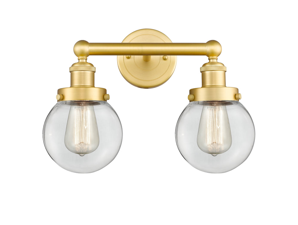 Innovations Lighting Beacon 6" Bath Vanity Light - Satin Gold Vanity Lights Innovations Lighting   