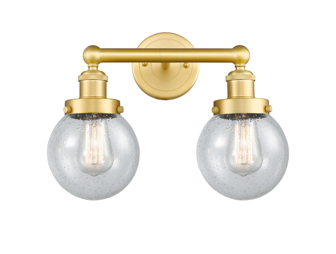 Innovations Lighting Beacon 6" Bath Vanity Light - Satin Gold Vanity Lights Innovations Lighting   