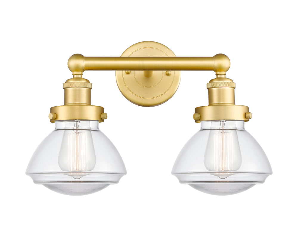 Innovations Lighting Olean 6.75" Bath Vanity Light - Satin Gold Vanity Lights Innovations Lighting   