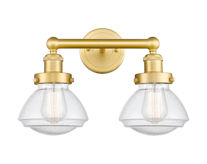 Innovations Lighting Olean 6.75" Bath Vanity Light - Satin Gold Vanity Lights Innovations Lighting   