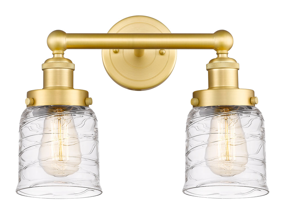 Innovations Lighting Bell 5" Bath Vanity Light - Satin Gold Vanity Lights Innovations Lighting   