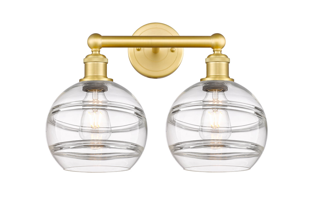 Innovations Lighting Rochester 8" Bath Vanity Light - Satin Gold Vanity Lights Innovations Lighting   