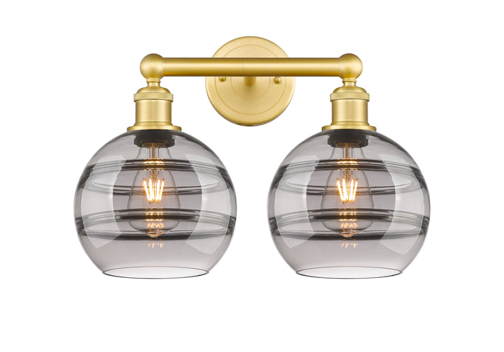 Innovations Lighting Rochester 8" Bath Vanity Light - Satin Gold Vanity Lights Innovations Lighting   