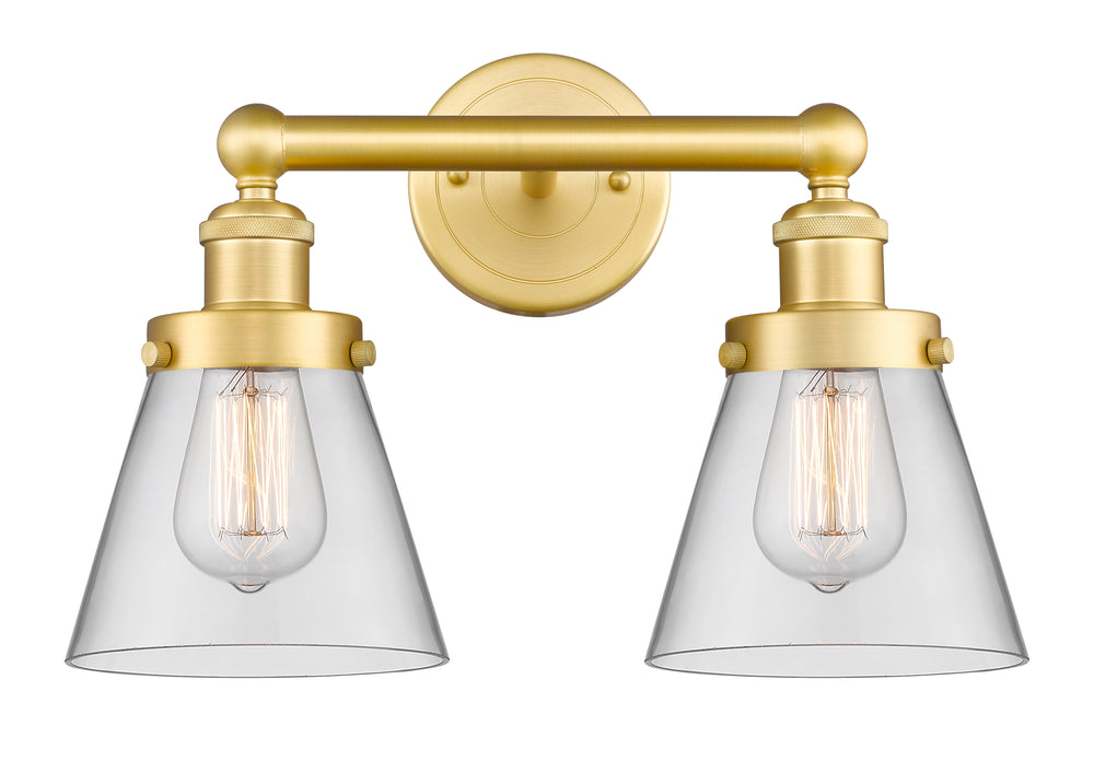 Innovations Lighting Cone 6" Bath Vanity Light - Satin Gold Vanity Lights Innovations Lighting   