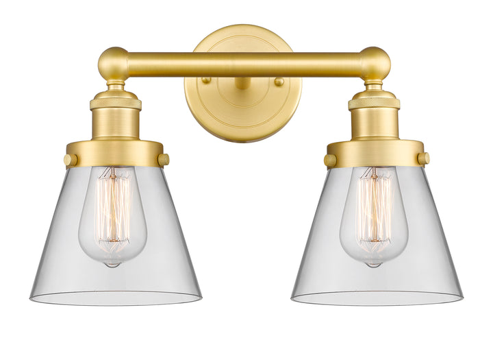 Innovations Lighting Cone 6" Bath Vanity Light - Satin Gold Vanity Lights Innovations Lighting   