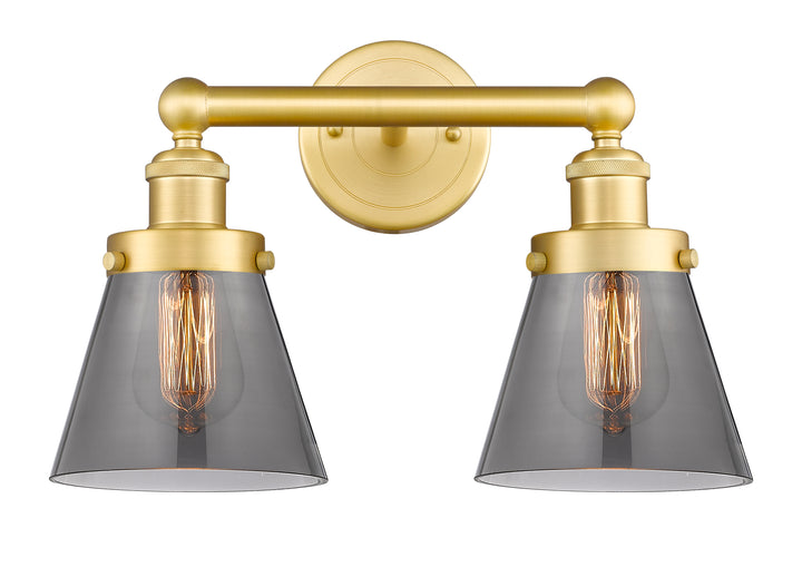 Innovations Lighting Cone 6" Bath Vanity Light - Satin Gold Vanity Lights Innovations Lighting   