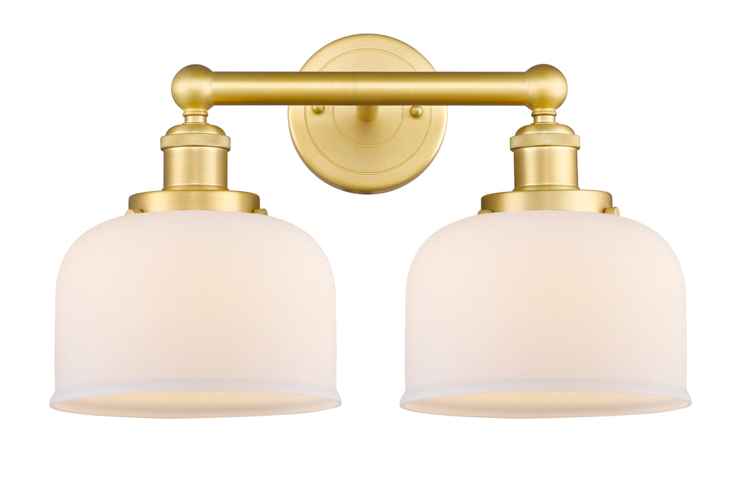 Innovations Lighting Bell 8" Bath Vanity Light - Satin Gold Vanity Lights Innovations Lighting   