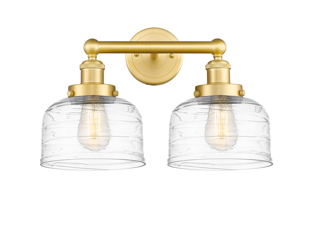 Innovations Lighting Bell 8" Bath Vanity Light - Satin Gold Vanity Lights Innovations Lighting   