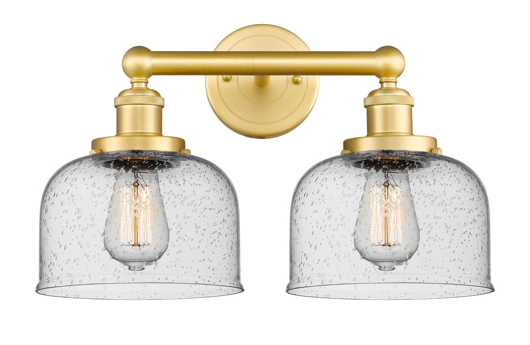 Innovations Lighting Bell 8" Bath Vanity Light - Satin Gold Vanity Lights Innovations Lighting   