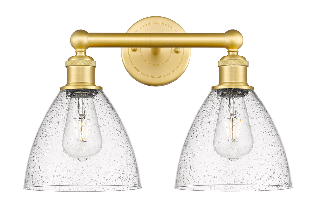 Innovations Lighting Bristol 7.5" Bath Vanity Light - Satin Gold Vanity Lights Innovations Lighting   