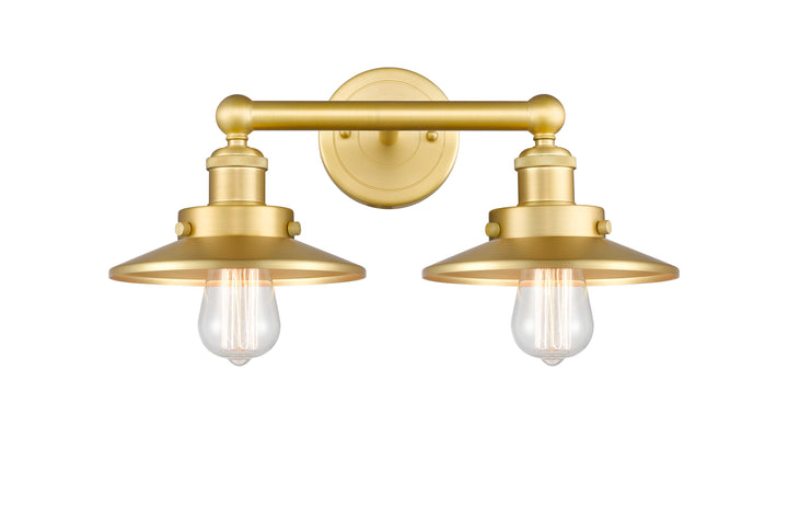 Innovations Lighting Railroad 8" Bath Vanity Light - Satin Gold Vanity Lights Innovations Lighting   