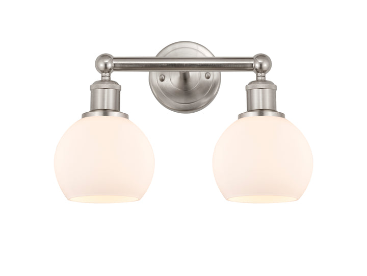 Innovations Lighting Athens 6" Bath Vanity Light - Brushed Satin Nickel Vanity Lights Innovations Lighting   