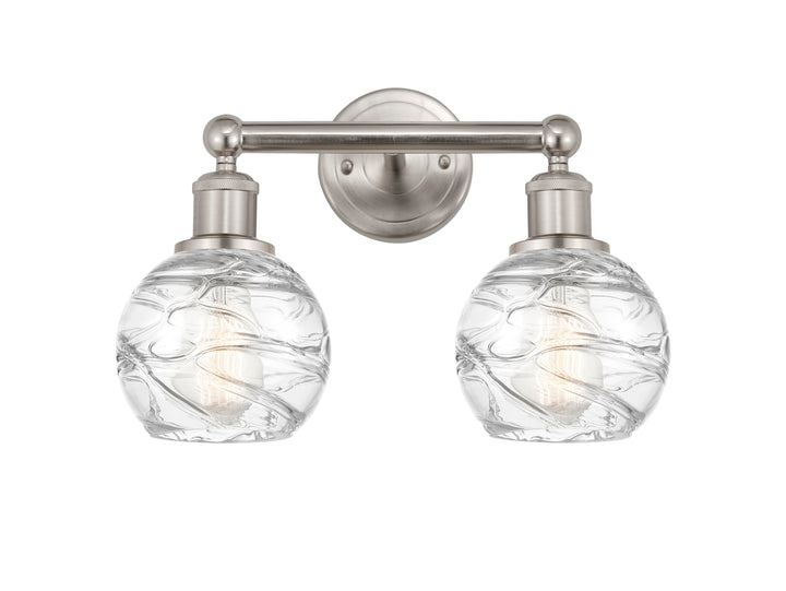 Innovations Lighting Athens Deco Swirl 6" Bath Vanity Light - Brushed Satin Nickel