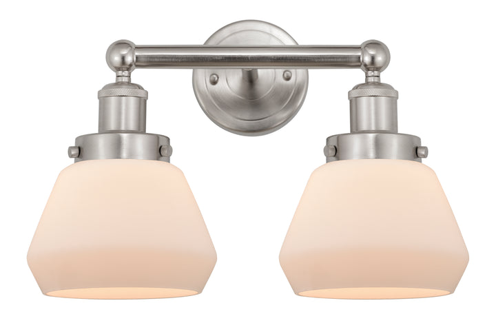 Innovations Lighting Fulton 7" Bath Vanity Light - Brushed Satin Nickel Vanity Lights Innovations Lighting   