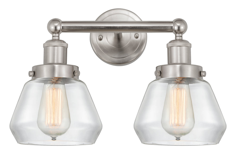 Innovations Lighting Fulton 7" Bath Vanity Light - Brushed Satin Nickel Vanity Lights Innovations Lighting   