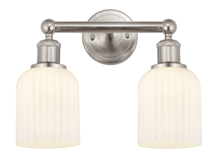 Innovations Lighting Bridal Veil 5" Bath Vanity Light - Brushed Satin Nickel Vanity Lights Innovations Lighting   