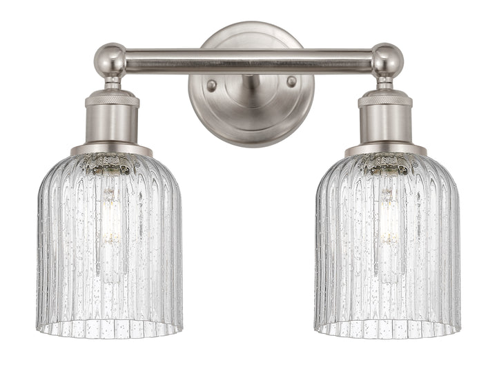 Innovations Lighting Bridal Veil 5" Bath Vanity Light - Brushed Satin Nickel Vanity Lights Innovations Lighting   