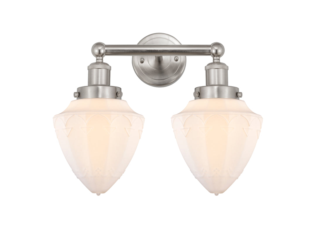 Innovations Lighting Bullet 7" Bath Vanity Light - Brushed Satin Nickel Vanity Lights Innovations Lighting Matte White ; Glass Type: Frosted  