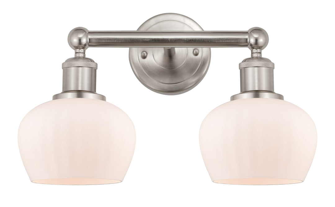 Innovations Lighting Fenton 6.5" Bath Vanity Light - Brushed Satin Nickel Vanity Lights Innovations Lighting   