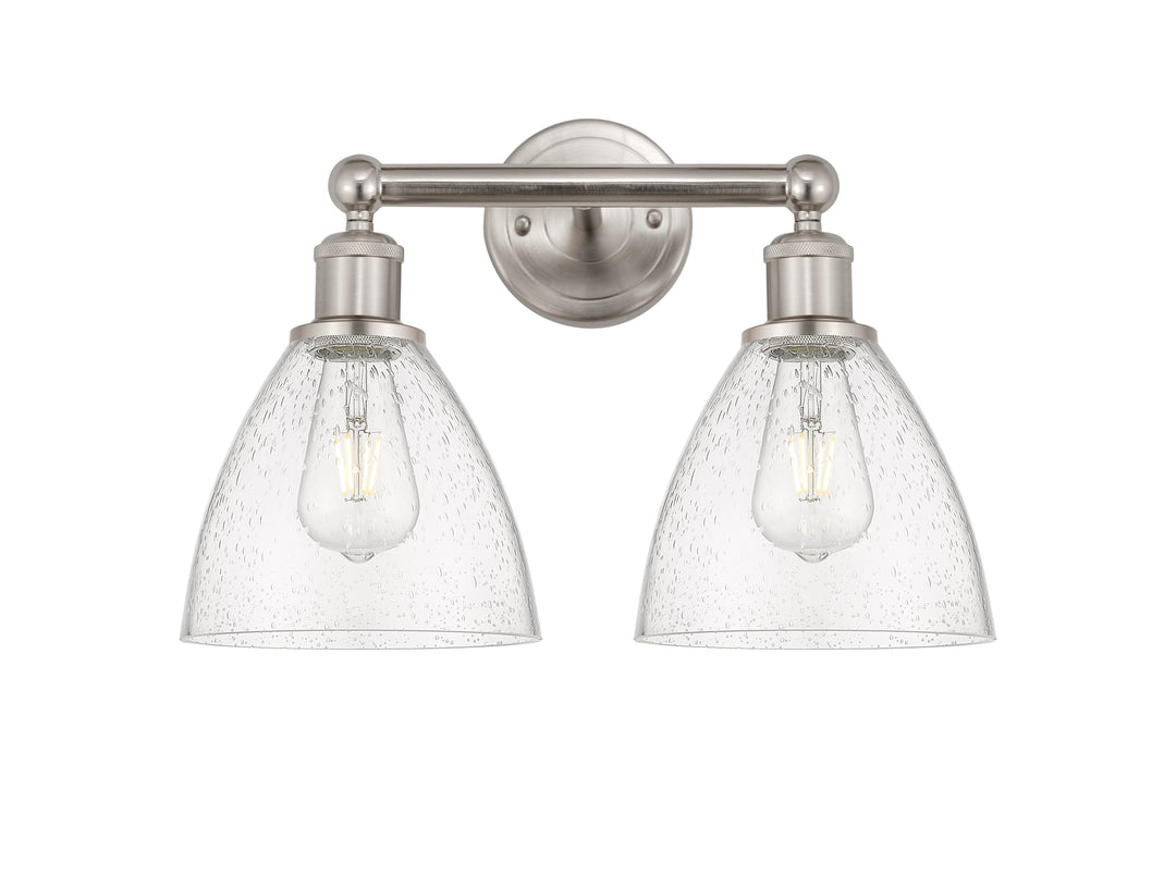 Innovations Lighting Bristol 7.5" Bath Vanity Light - Brushed Satin Nickel Vanity Lights Innovations Lighting   