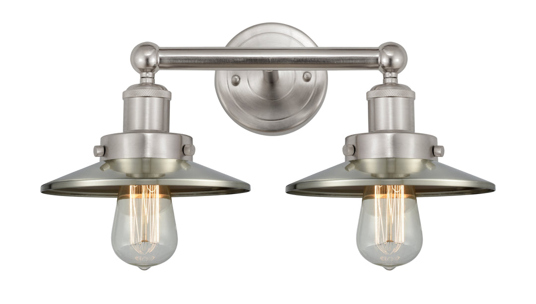 Innovations Lighting Railroad 8" Bath Vanity Light - Brushed Satin Nickel