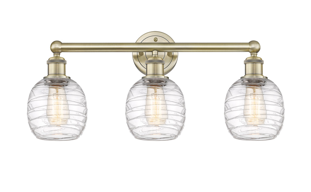 Innovations Lighting Belfast 6" Bath Vanity Light - Antique Brass Vanity Lights Innovations Lighting   