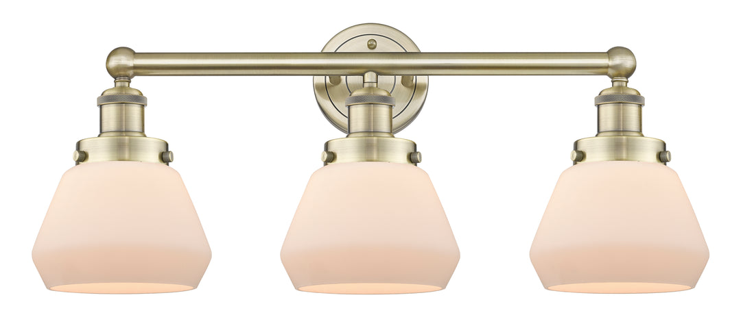 Innovations Lighting Fulton 7" Bath Vanity Light - Antique Brass Vanity Lights Innovations Lighting   