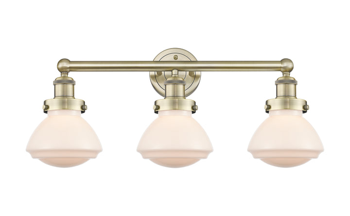 Innovations Lighting Olean 6.75" Bath Vanity Light - Antique Brass Vanity Lights Innovations Lighting   