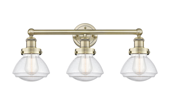 Innovations Lighting Olean 6.75" Bath Vanity Light - Antique Brass Vanity Lights Innovations Lighting   