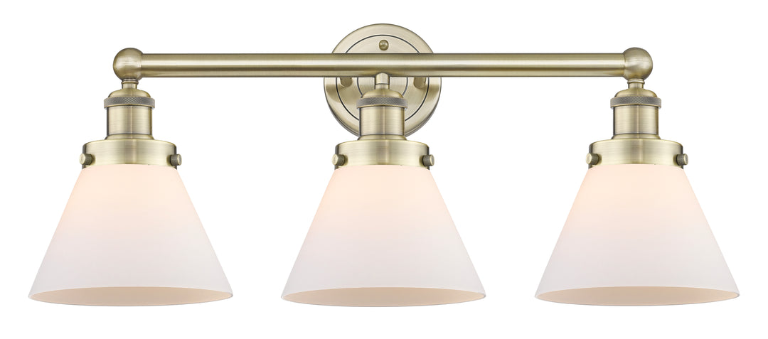 Innovations Lighting Cone 8" Bath Vanity Light - Antique Brass Vanity Lights Innovations Lighting   