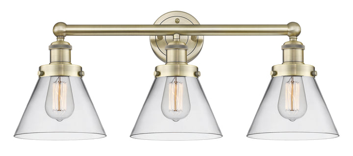 Innovations Lighting Cone 8" Bath Vanity Light - Antique Brass Vanity Lights Innovations Lighting   