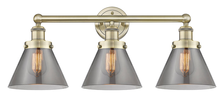 Innovations Lighting Cone 8" Bath Vanity Light - Antique Brass Vanity Lights Innovations Lighting   