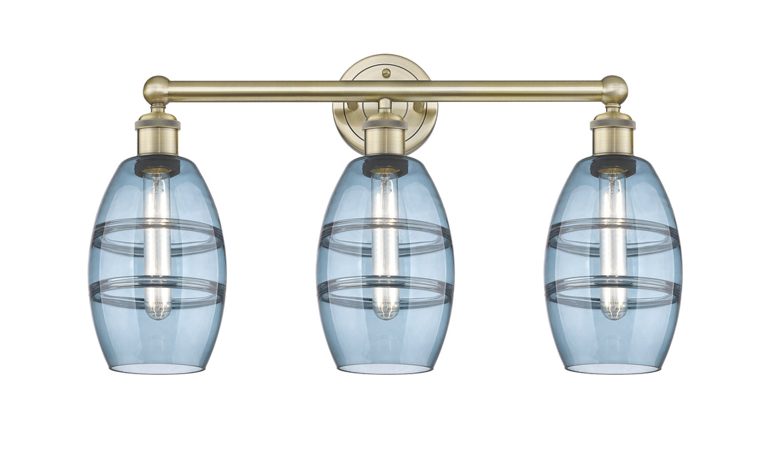 Innovations Lighting Vaz 6" Bath Vanity Light - Antique Brass Vanity Lights Innovations Lighting   