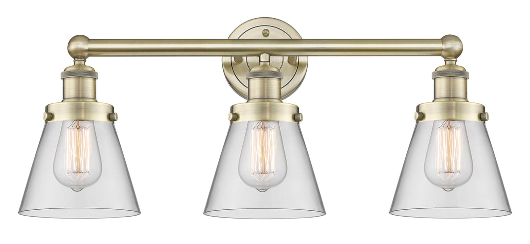 Innovations Lighting Cone 6" Bath Vanity Light - Antique Brass Vanity Lights Innovations Lighting   