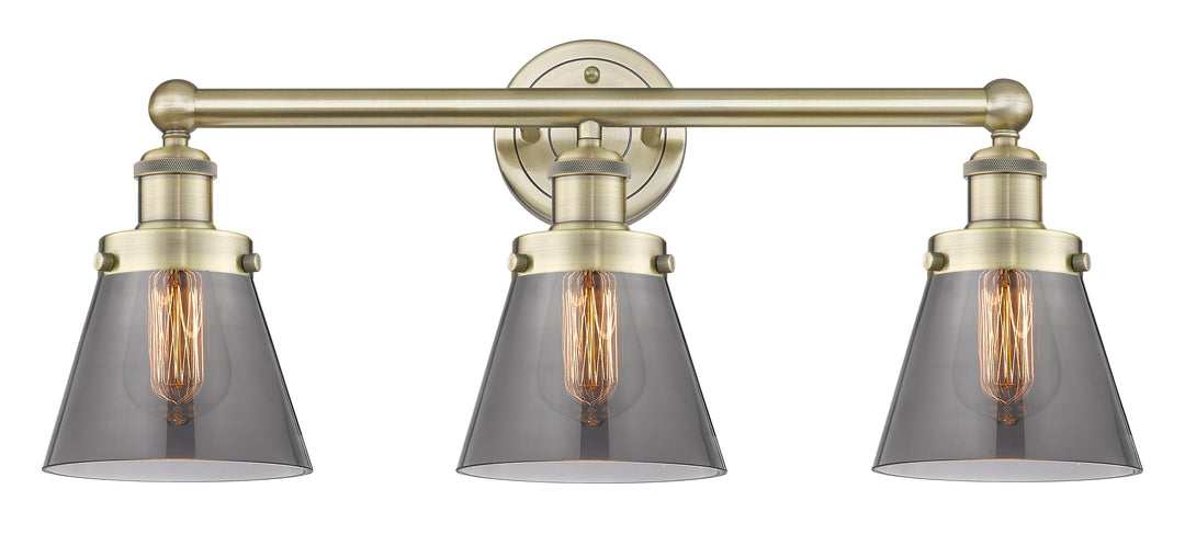 Innovations Lighting Cone 6" Bath Vanity Light - Antique Brass Vanity Lights Innovations Lighting   