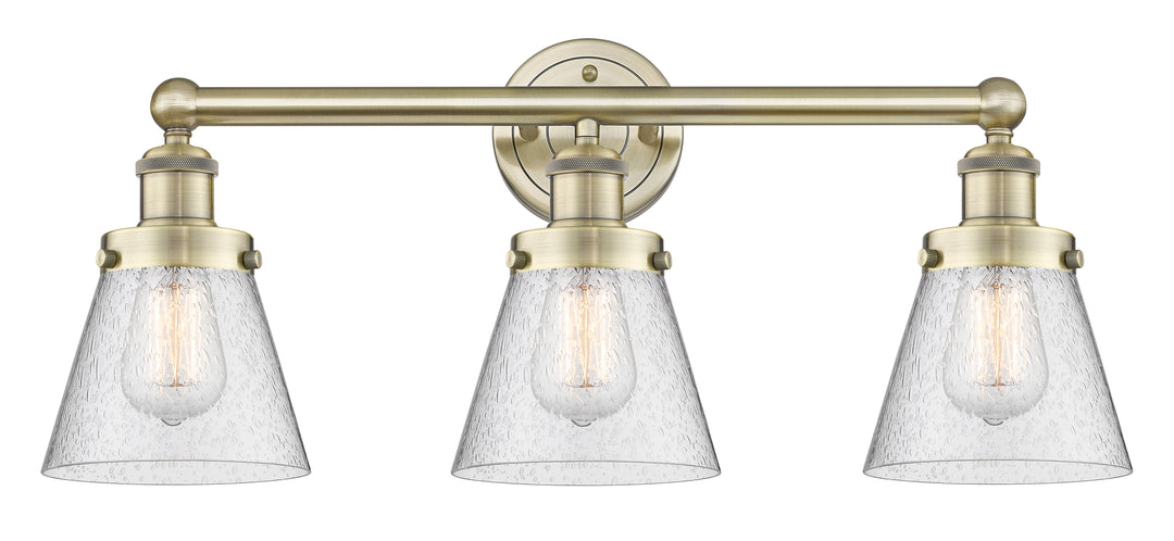 Innovations Lighting Cone 6" Bath Vanity Light - Antique Brass Vanity Lights Innovations Lighting   