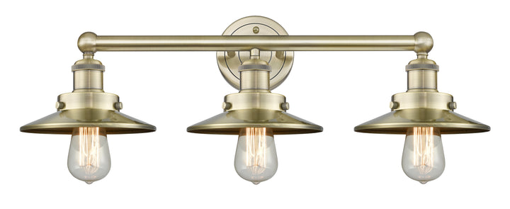 Innovations Lighting Railroad 8" Bath Vanity Light - Antique Brass Vanity Lights Innovations Lighting   