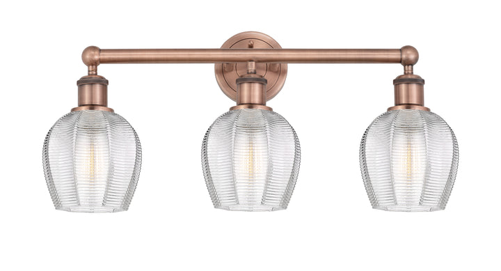 Innovations Lighting Norfolk 6" Bath Vanity Light - Antique Copper Vanity Lights Innovations Lighting   