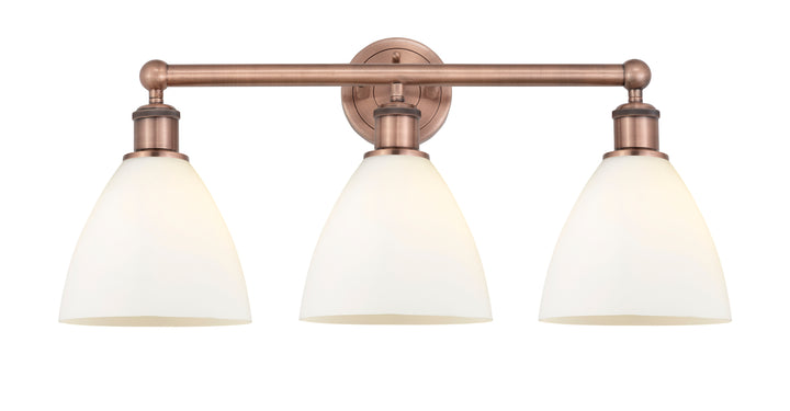 Innovations Lighting Bristol 7.5" Bath Vanity Light - Antique Copper Vanity Lights Innovations Lighting   