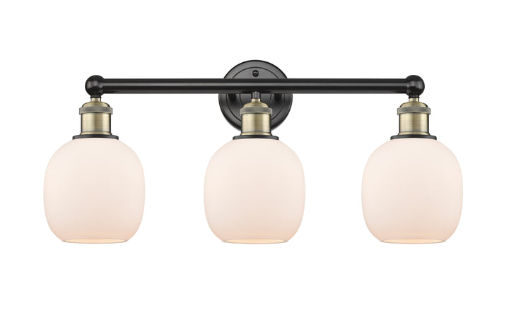 Innovations Lighting Belfast 6" Bath Vanity Light - Black Antique Brass Vanity Lights Innovations Lighting   