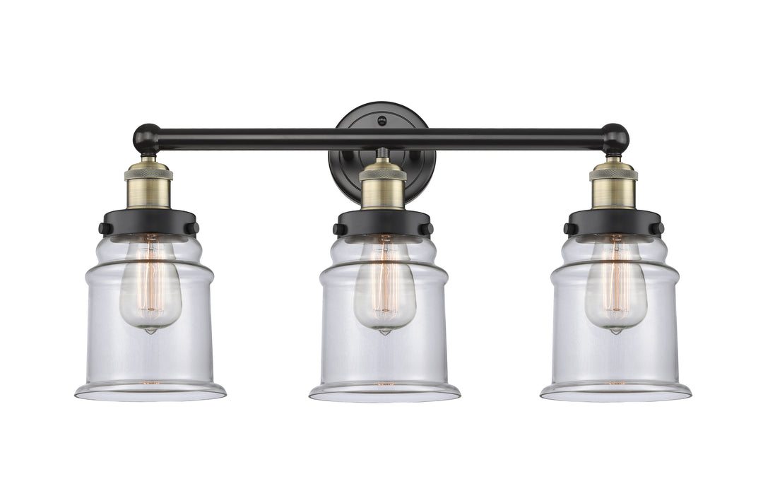 Innovations Lighting Canton 6" Bath Vanity Light - Black Antique Brass Vanity Lights Innovations Lighting   