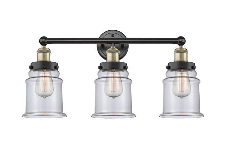 Innovations Lighting Canton 6" Bath Vanity Light - Black Antique Brass Vanity Lights Innovations Lighting   