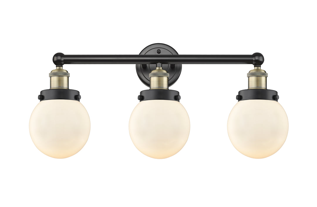 Innovations Lighting Beacon 6" Bath Vanity Light - Black Antique Brass Vanity Lights Innovations Lighting   