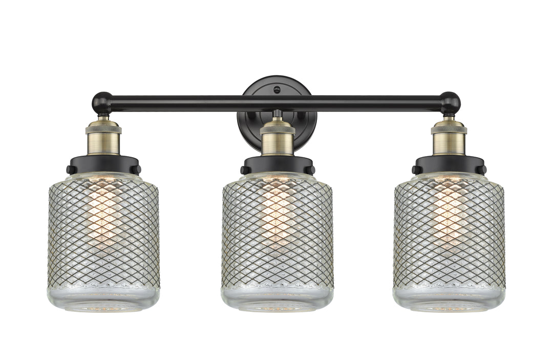 Innovations Lighting Stanton 6" Bath Vanity Light - Black Antique Brass Vanity Lights Innovations Lighting   