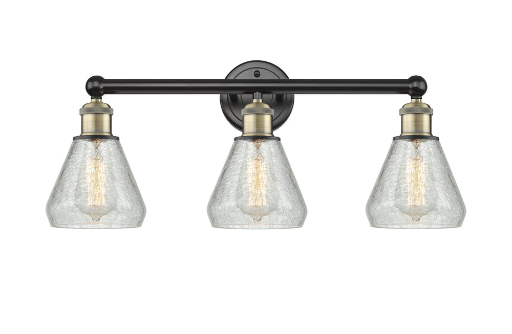 Innovations Lighting Conesus 6" Bath Vanity Light - Black Antique Brass Vanity Lights Innovations Lighting   