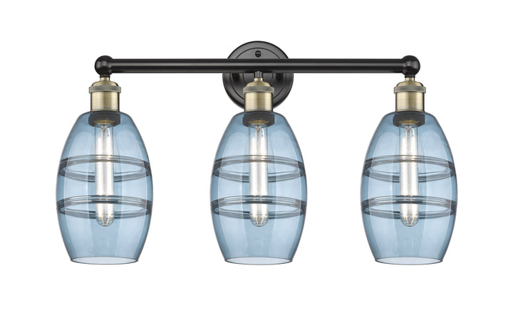 Innovations Lighting Vaz 6" Bath Vanity Light - Black Antique Brass Vanity Lights Innovations Lighting   