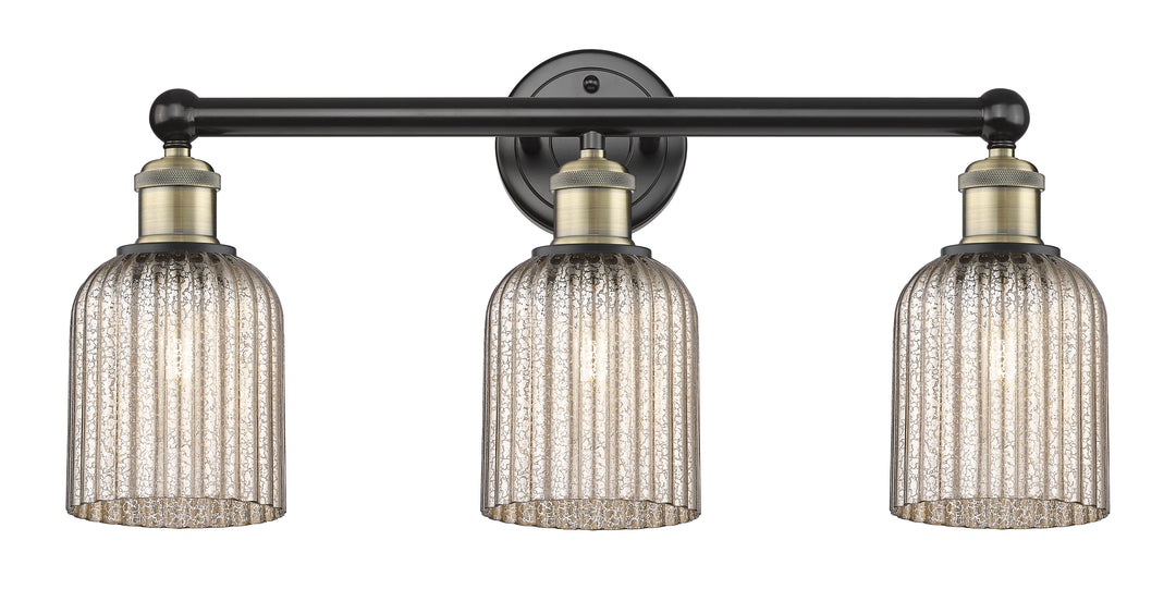 Innovations Lighting Bridal Veil 5" Bath Vanity Light - Black Antique Brass Vanity Lights Innovations Lighting   