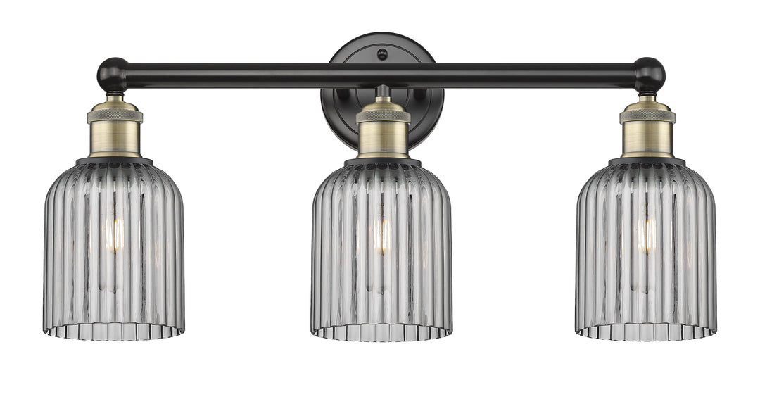 Innovations Lighting Bridal Veil 5" Bath Vanity Light - Black Antique Brass Vanity Lights Innovations Lighting   